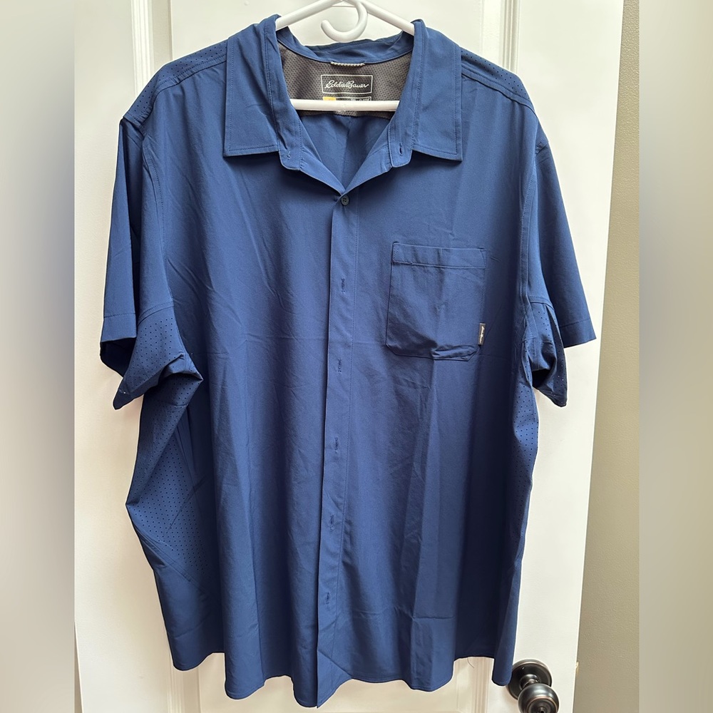 EDDIE BAUER, Short Sleeved Dress Shirt